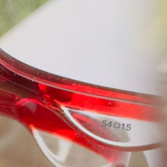 GIVENCHY Luxury Glasses Givenchy Prescription Frames Red EUC - Picture 9 of 11